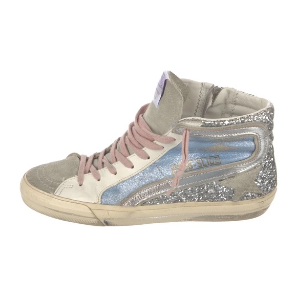 ❤️Golden Goose High Top Glitter Sneakers❤️ - Picture 1 of 5